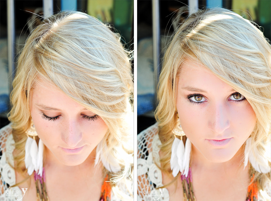 vegas-senior-5* beautiful portrait of a blond senior girl