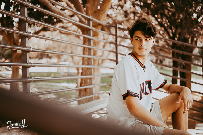 Las Vegas High School Senior Photography baseball