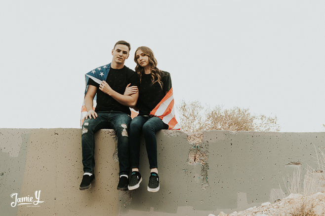 Las Vegas Outdoor Senior Portraits | Chase & Ashley