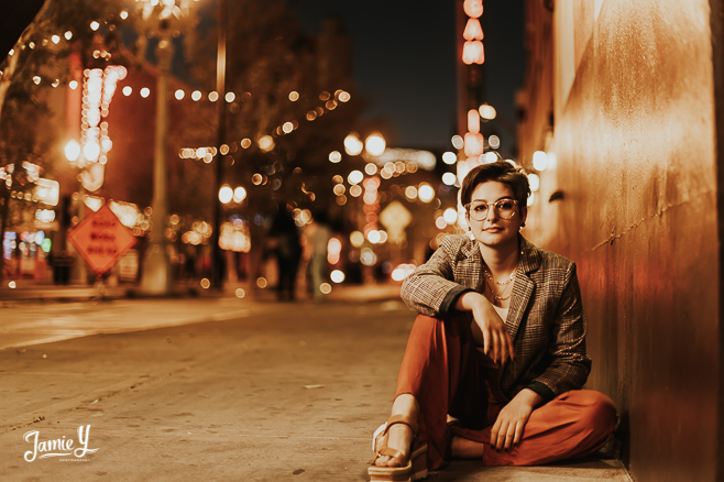 Neon Museum Senior Portraits | Sophie